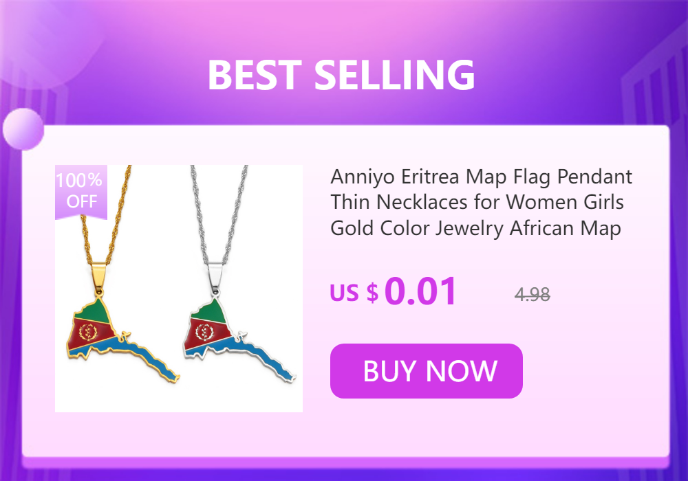 Anniyo 3Pieces Ankh Nefertiti & Africa Map Pendant Necklaces Gold Color Wedding Birthday Party Ethnic Jewelry Women Men #256306