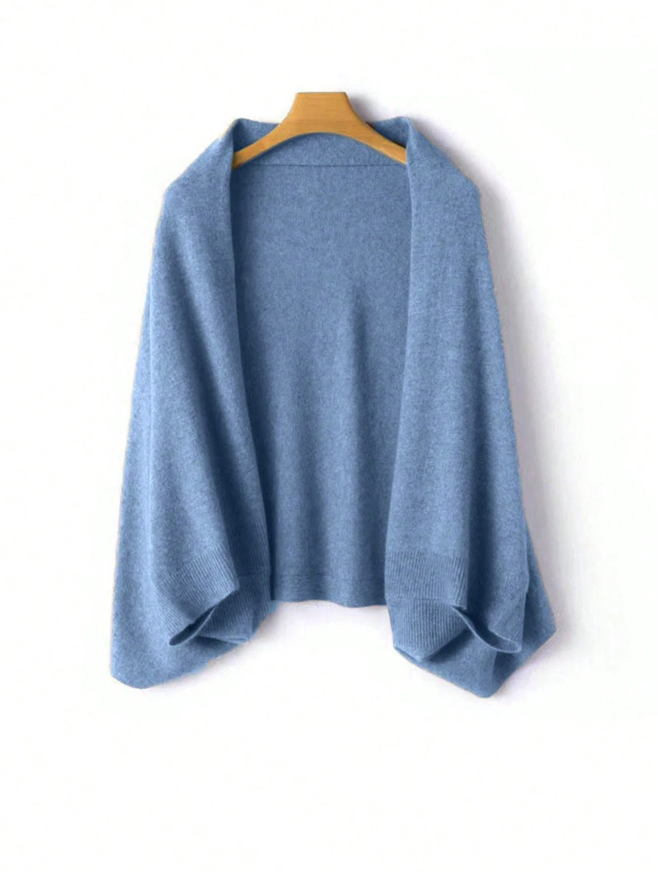 100%Wool Women's Knitted Shawl Scarf Soft Warm Knitwear Cardigan Cloak Wraps Shoulder Neck Protect Pashmina Scarves Dual Use