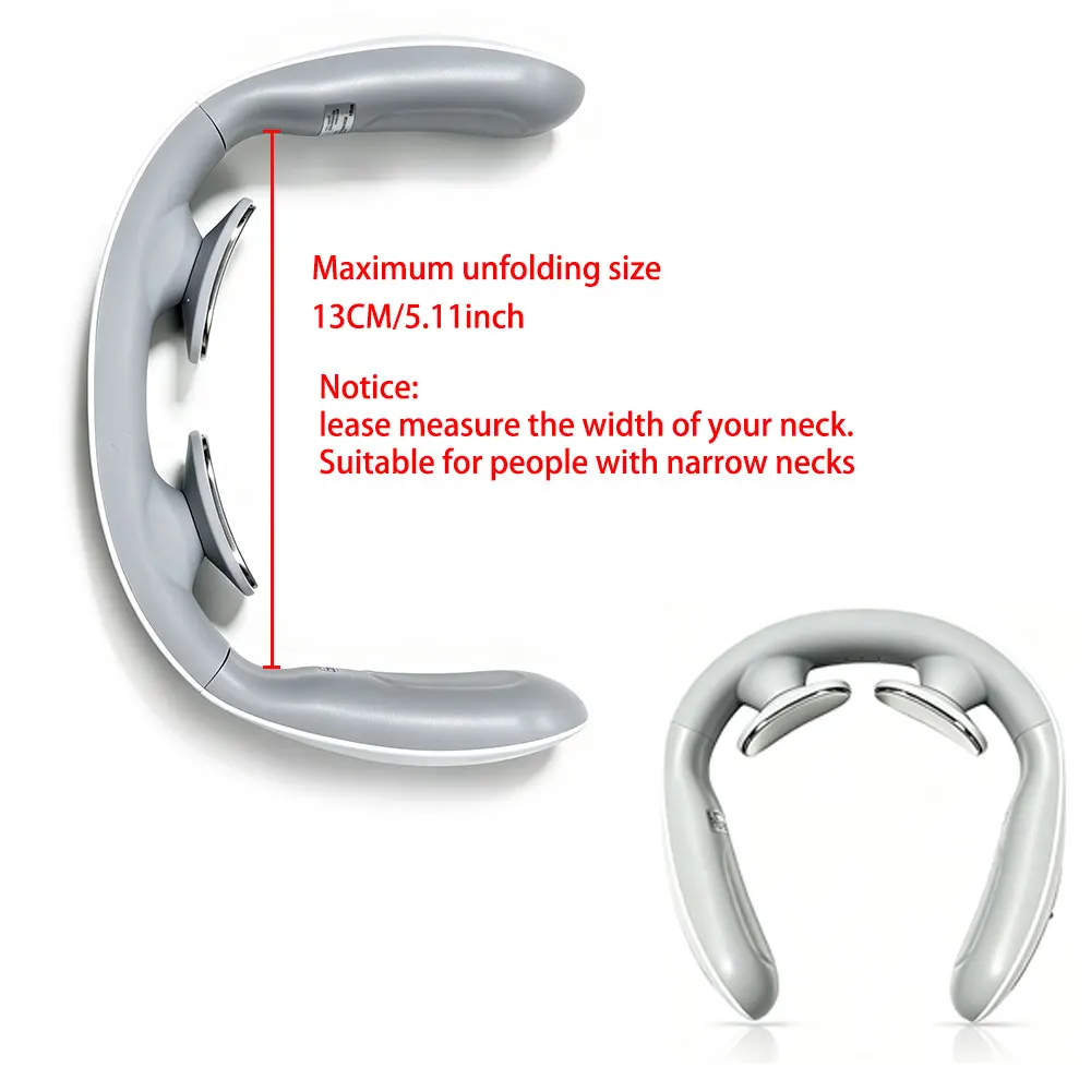 Smart Back Neck Massager Electric TENS Pulse Cervical Muscle Massages Wireless Shoulder Health Care H99 H62 JT88 F6Device