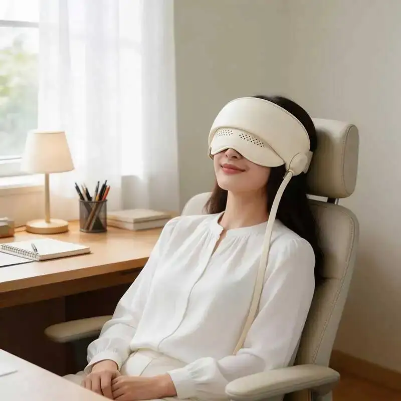 JianYouCare Portable Head and Eye Integrated Airbag Massager Rechargeable Hot Compression Scalp Massage Relieve Brain Fatigue
