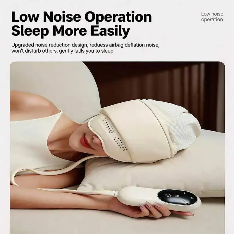JianYouCare Portable Head and Eye Integrated Airbag Massager Rechargeable Hot Compression Scalp Massage Relieve Brain Fatigue