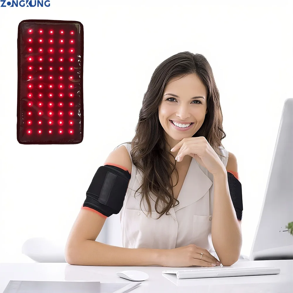 New 60Leds Wireless Red Light Therapy Belt for Arm Hand Waist Shoulder Leg 660nm&850nm