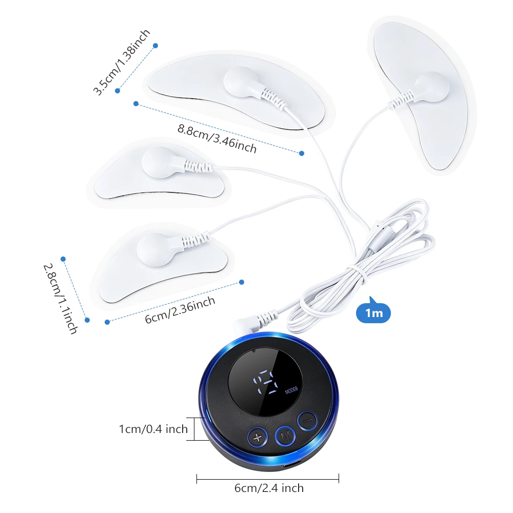 EMS Facial Lifting Massager Face Beauty Machine 8 Modes 19 Levels Rechargeable Face Eye Patch Device for Home Beauty