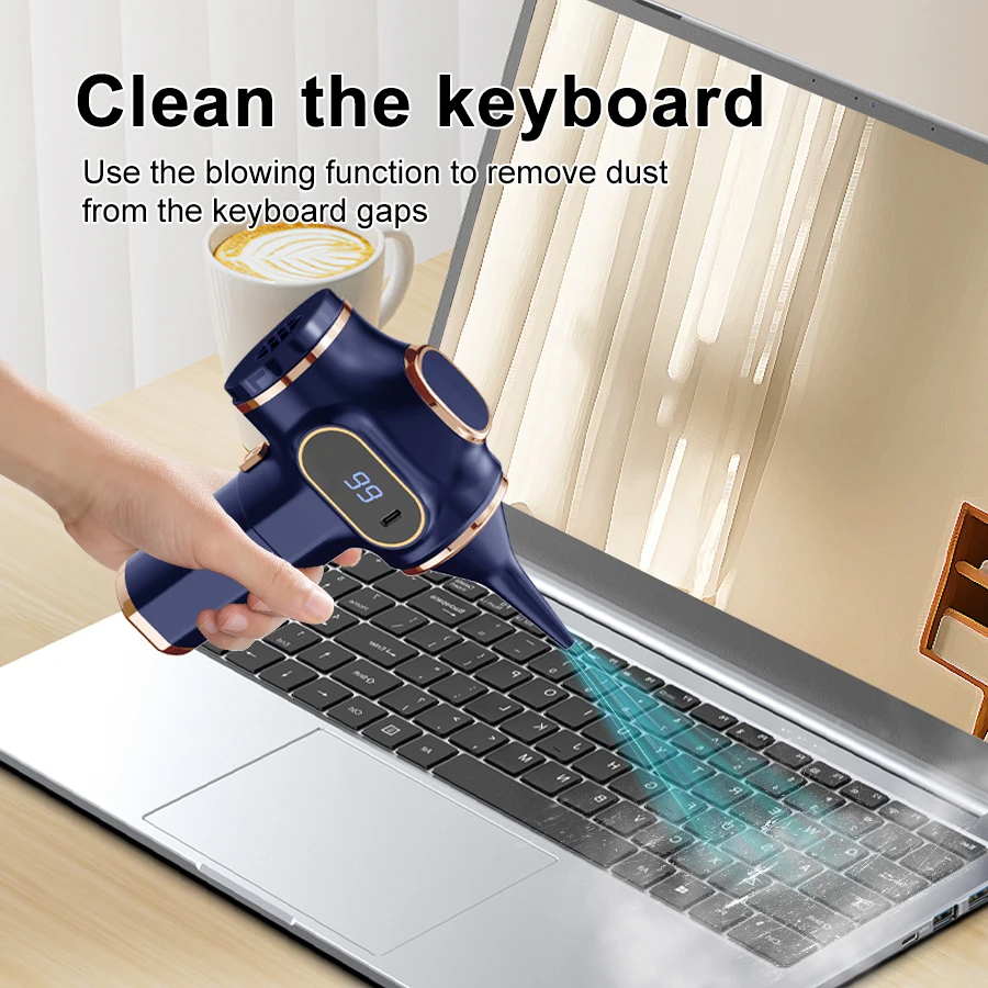 new Car Vacuum Cleaner Household Appliances Portable Battery long life Powerful Vacuum Cleaner Suitable for Cleaning Car Debris