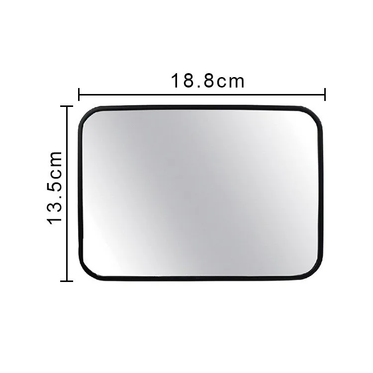 EAFC Adjustable Wide Car Rear Seat Mirror Baby/Child Seat Car Safety Mirror Monitor Square Safety Car Baby Mirror Car Interior
