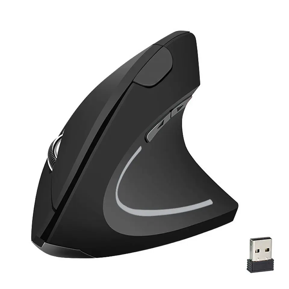 Vertical Wireless USB Mouse Ergonomic Rechargeable Portable PC Gamer For Computer Laptop Notebook Mause Gaming Accessories Mous