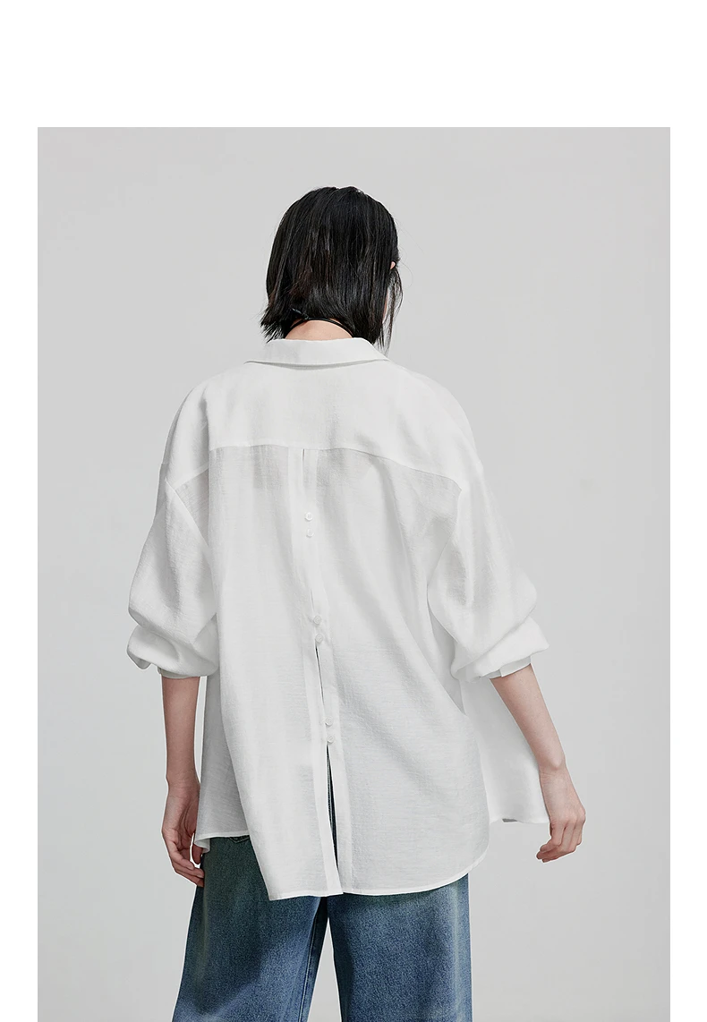TOYOUTH Women Blouse Shirt 2025 Summer New Lyocell Shirt 8522012