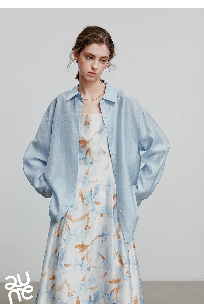TOYOUTH Women Blouse Shirt 2025 Summer New Lyocell Shirt 8522012