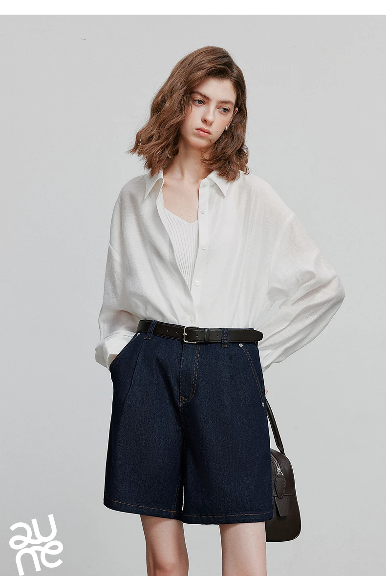 TOYOUTH Women Blouse Shirt 2025 Summer New Lyocell Shirt 8522012