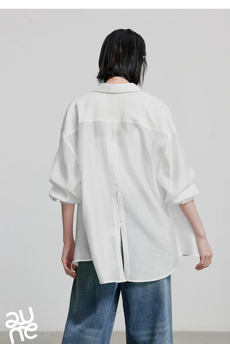 TOYOUTH Women Blouse Shirt 2025 Summer New Lyocell Shirt 8522012