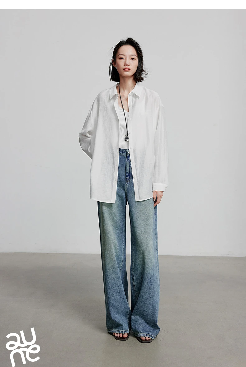 TOYOUTH Women Blouse Shirt 2025 Summer New Lyocell Shirt 8522012