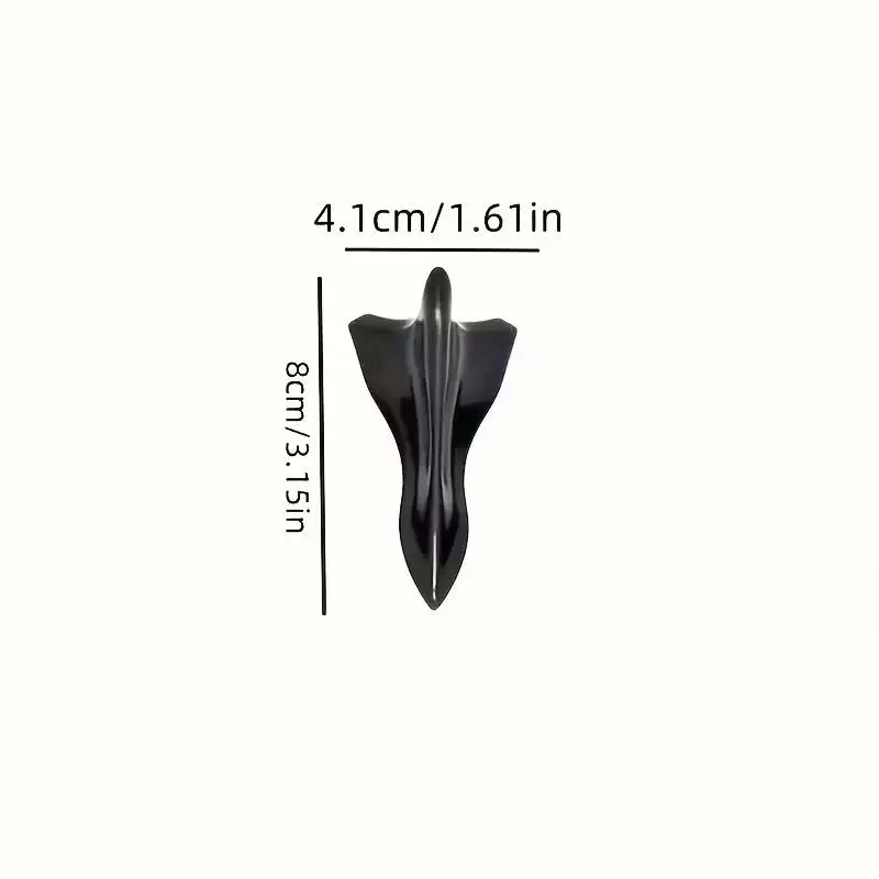 10Pcs Rear Roof Shark Fins Spoiler Wing Kit Universal Car Roof Spoiler Bumper Spoiler Shark Fin Diffuser Vortex Generator