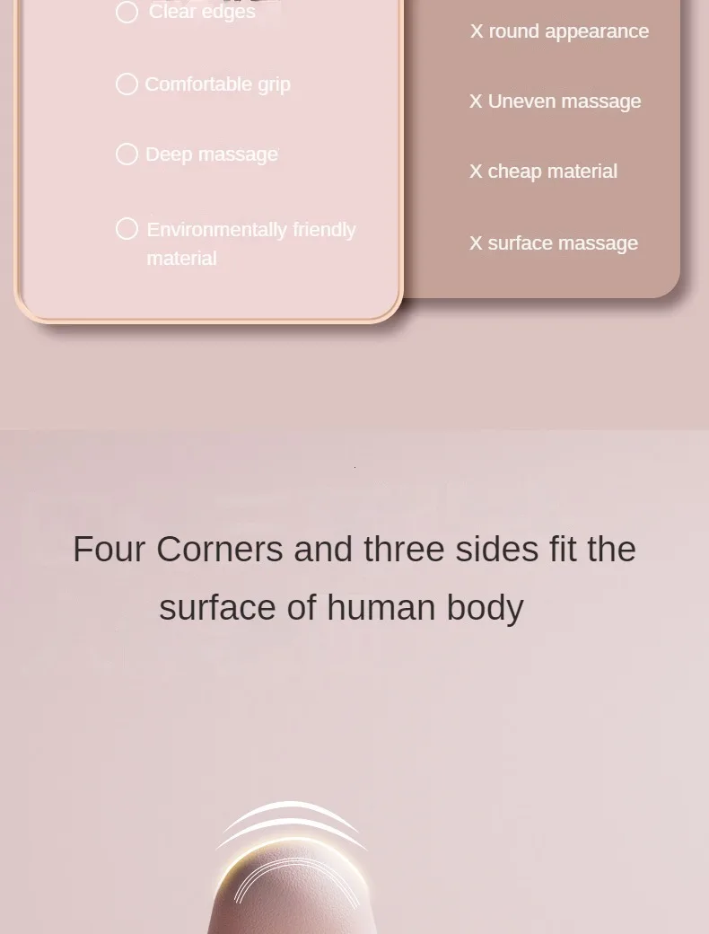 Four Corner Fascia Ball Plantar Ball Massage Shoulder Neck Waist Hand Muscles Lactate Exercise Relaxation Meridian Fitness Ball