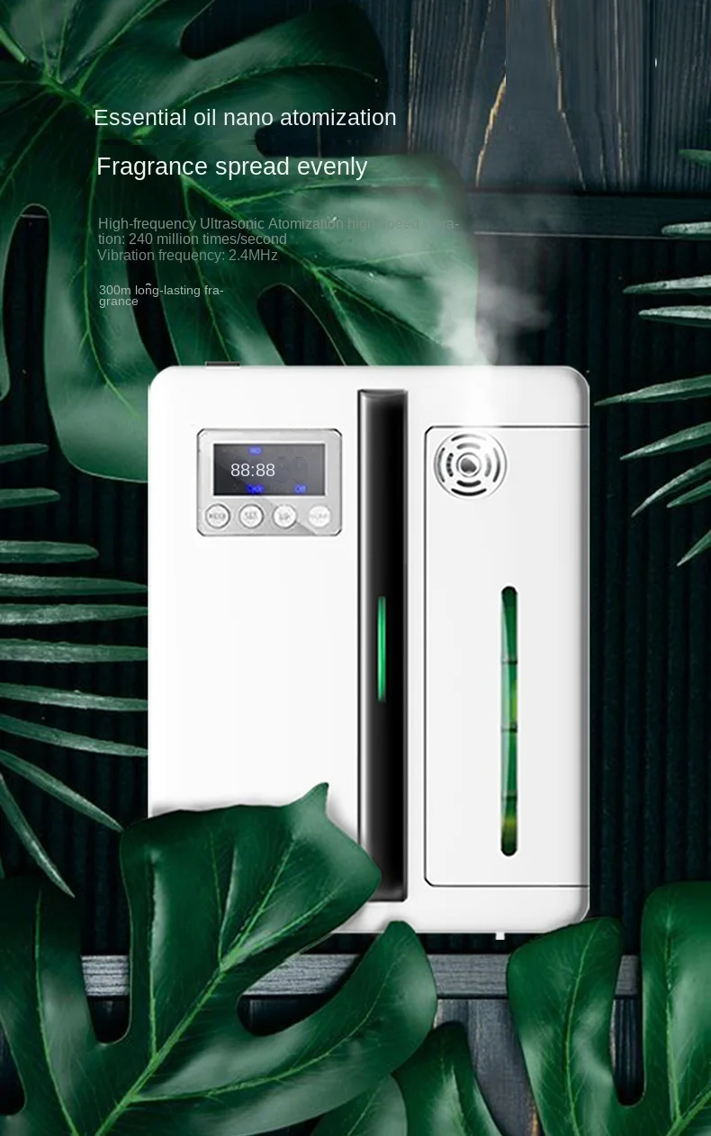Hotel Intelligent Fragrance Expander Toilet Fragrance Machine Wall Mounted Aromatherapy Essential Oil Diffuser Air Freshener
