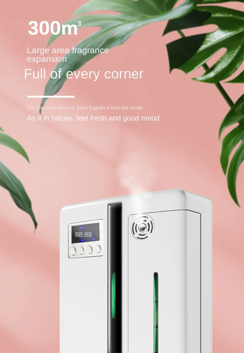 Hotel Intelligent Fragrance Expander Toilet Fragrance Machine Wall Mounted Aromatherapy Essential Oil Diffuser Air Freshener
