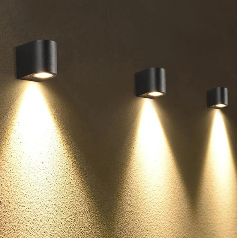 5W Outdoor IP65 LED Wall Lamps Modern Waterproof LED Sconce Porch Garden Aisle Exterior Wall Mount Lighting Fixture110/220V