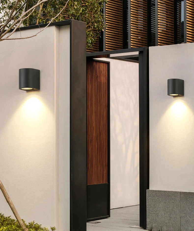 5W Outdoor IP65 LED Wall Lamps Modern Waterproof LED Sconce Porch Garden Aisle Exterior Wall Mount Lighting Fixture110/220V