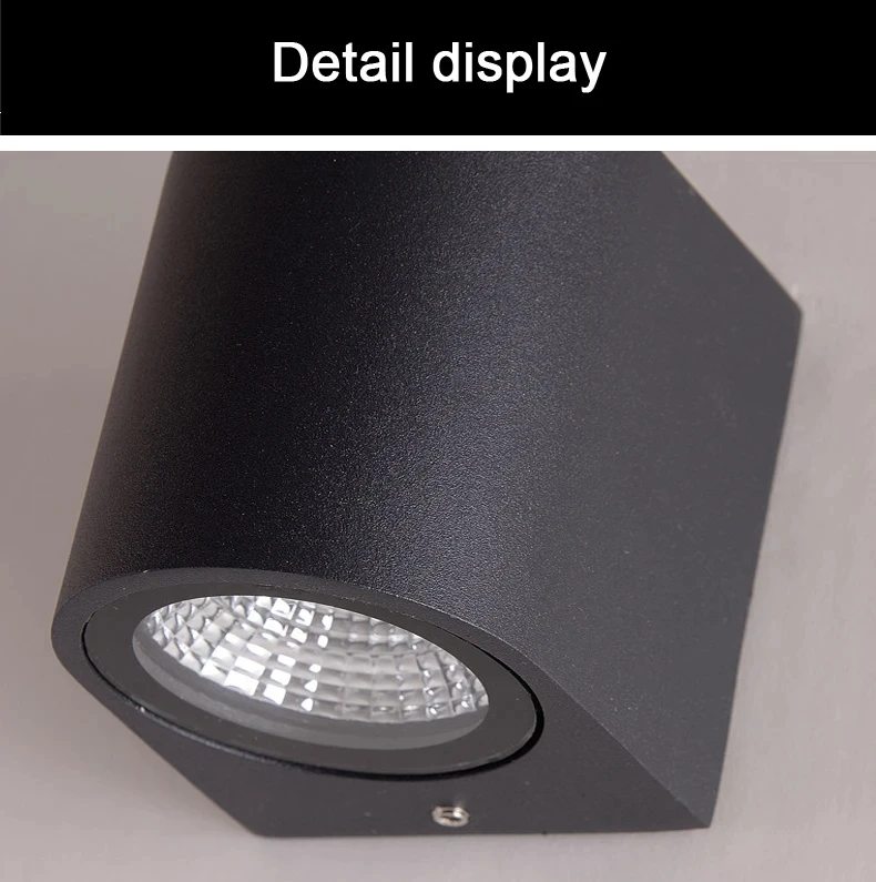 5W Outdoor IP65 LED Wall Lamps Modern Waterproof LED Sconce Porch Garden Aisle Exterior Wall Mount Lighting Fixture110/220V