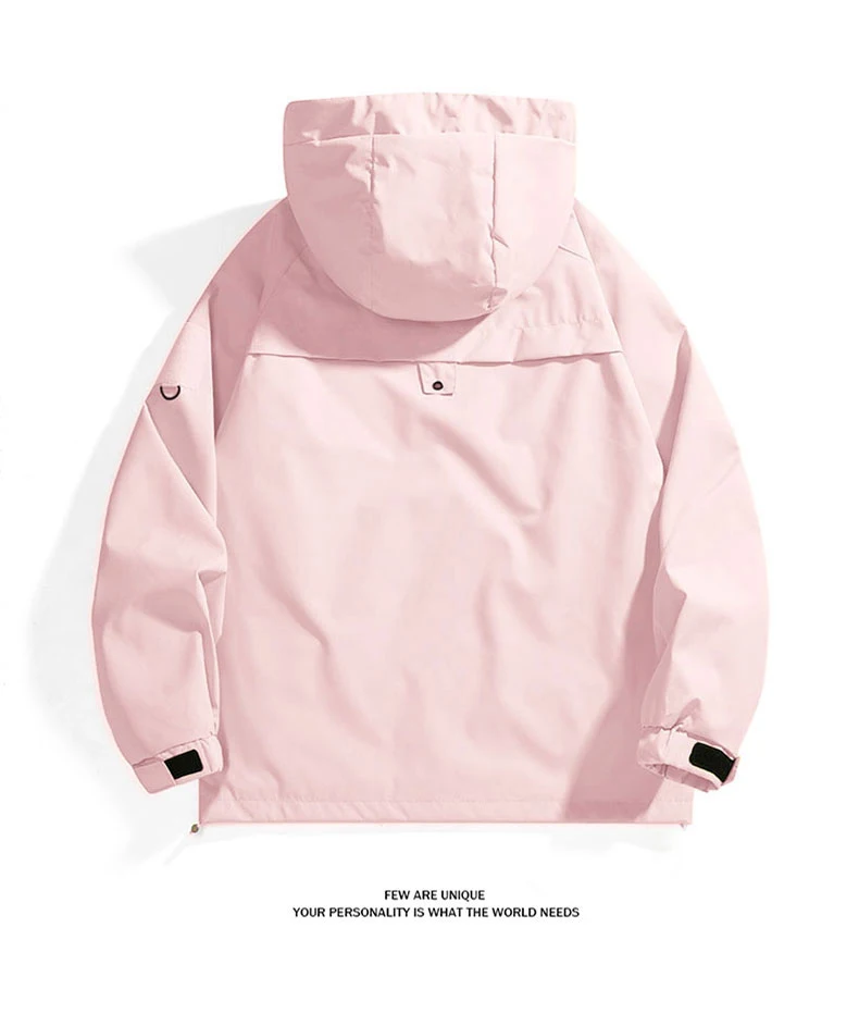 CHRLCK Unisex Outdoor Waterproof Jacket Windbreaker Coat Autumn Breathable Fishing Camping Windproof Jackets Men Women Clothing