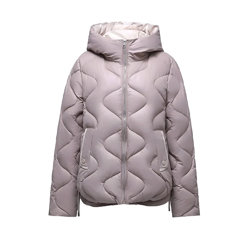 2026 New Korean Down Cotton Jacket Women Hooded Parkas Winter Cotton Padded Coat Thick Warm Loose Puffer Female Snow Wear Outwea