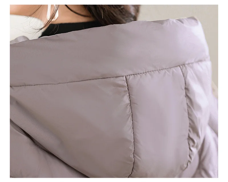 2026 New Korean Down Cotton Jacket Women Hooded Parkas Winter Cotton Padded Coat Thick Warm Loose Puffer Female Snow Wear Outwea