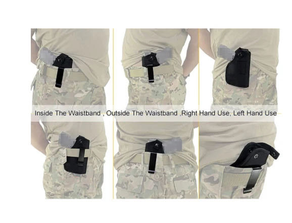 Tactical Nylon Holster Concealed Carry Holster Belt Clip Airsoft Gun Holster For G 17 19 P226 92 1911