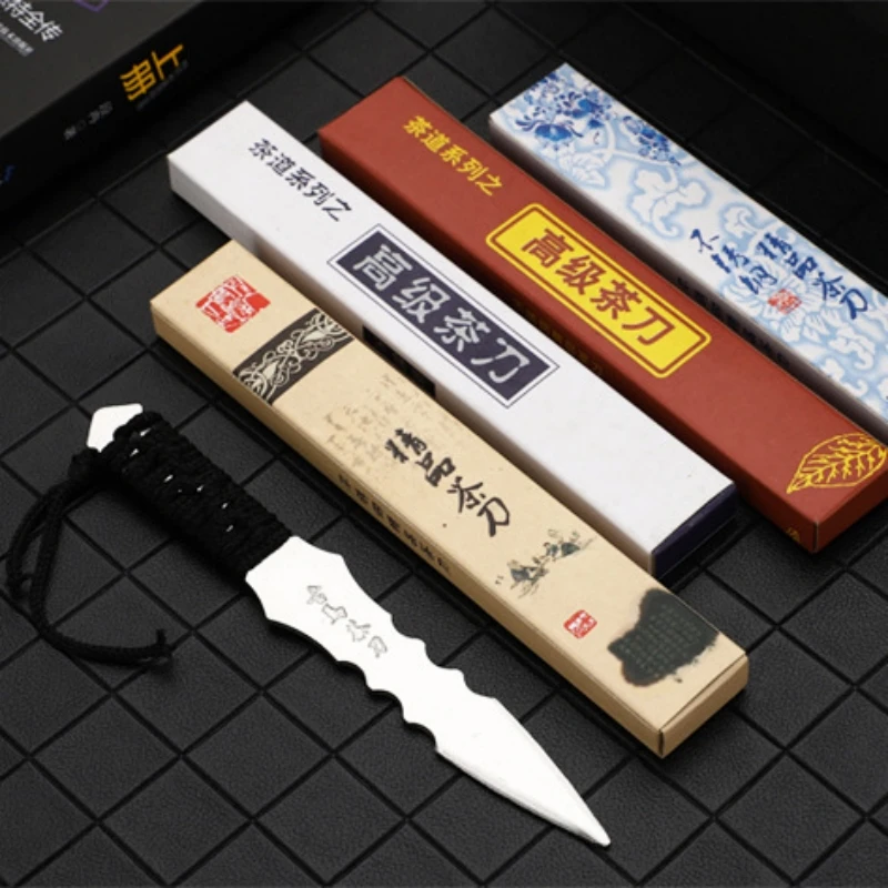 1 PCS Puerh Tea Knife Needle Puer Knife Cone Stainless Steel Metal Insert Tea Set Thickening Puer Knife Tea