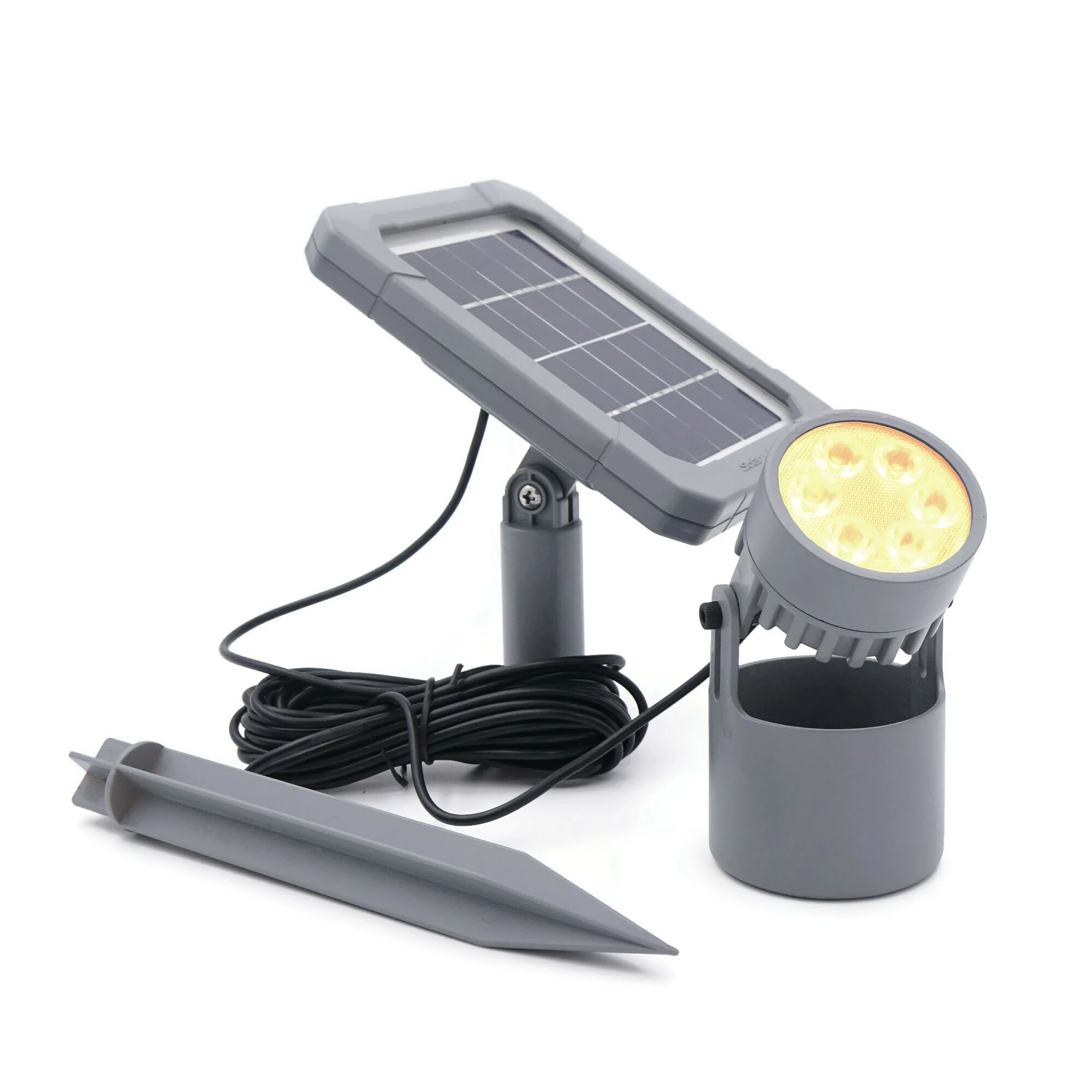Solar Underwater Submersible Pond Light,Amphibious Solar Spotlight IP68 Outdoor Landscape Lamp Auto ON/Off for Garden
