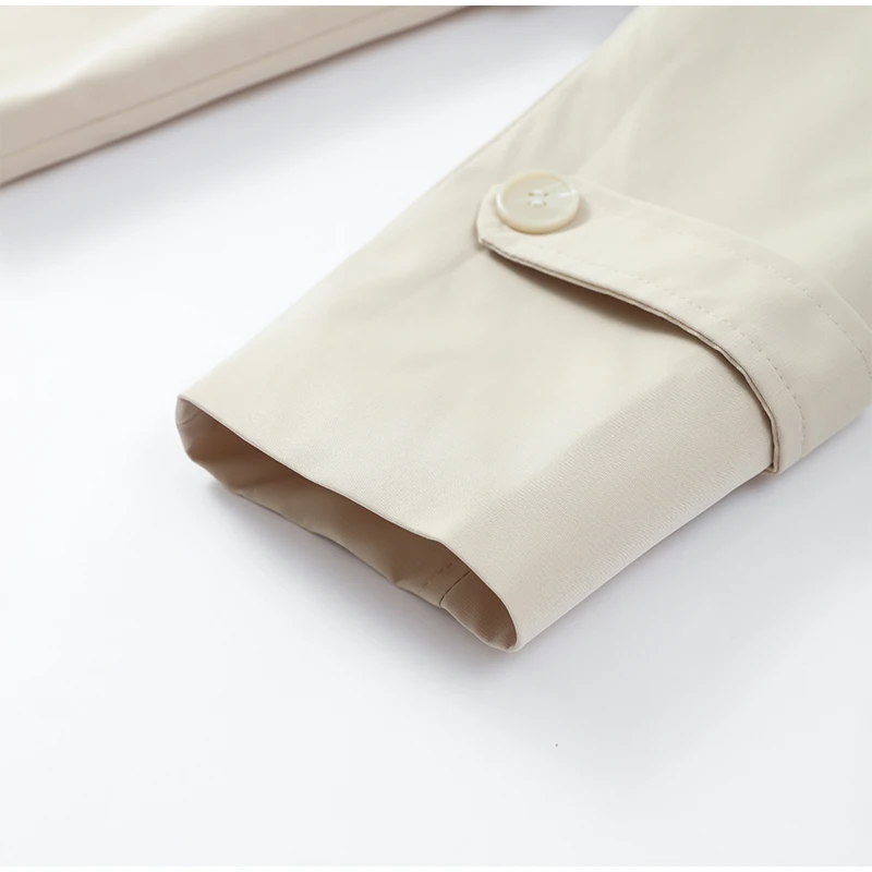 Women Waist Cinching Windbreaker Fashion Solid Laple Neck Button Long Sleeve Single-breasted Coats 2026 Lady Street Solid Jacket