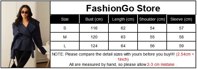 Women Waist Cinching Windbreaker Fashion Solid Laple Neck Button Long Sleeve Single-breasted Coats 2026 Lady Street Solid Jacket
