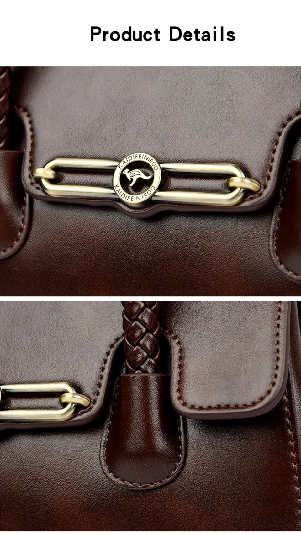 Woven Handle High Quality Leather Women Top-handle Shoulder Bags Retro Casual Totes Latest Trendy Lock Designer Handbag Small
