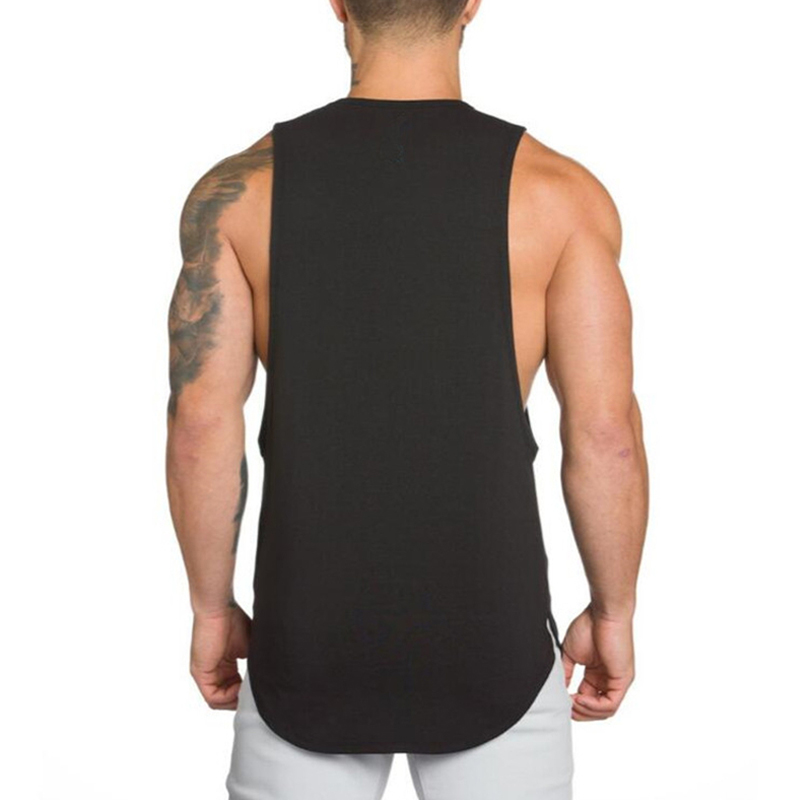 Brand Gym Clothing Fitness Men's Tank Tops Bodybuilding Stringer Summer Breathable Workout Singlets Cotton Sleeveless T Shirt