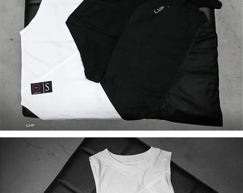 Men's Gym Tank Top Bodybuilding Singlet Fitness Sleeveless Vest Muscle Shirt Casual Cotton Top Workout Sports Vest Men Clothing