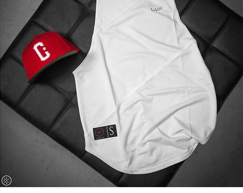 Men's Gym Tank Top Bodybuilding Singlet Fitness Sleeveless Vest Muscle Shirt Casual Cotton Top Workout Sports Vest Men Clothing