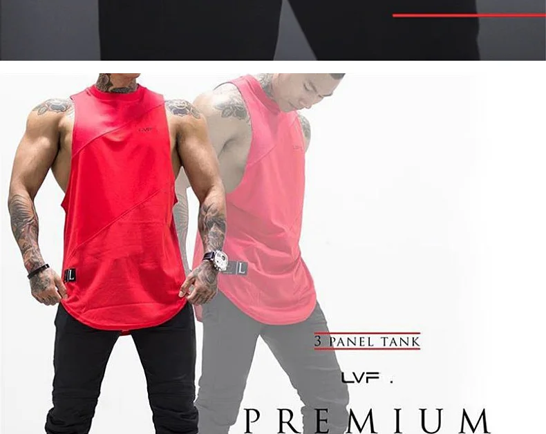 Men's Gym Tank Top Bodybuilding Singlet Fitness Sleeveless Vest Muscle Shirt Casual Cotton Top Workout Sports Vest Men Clothing