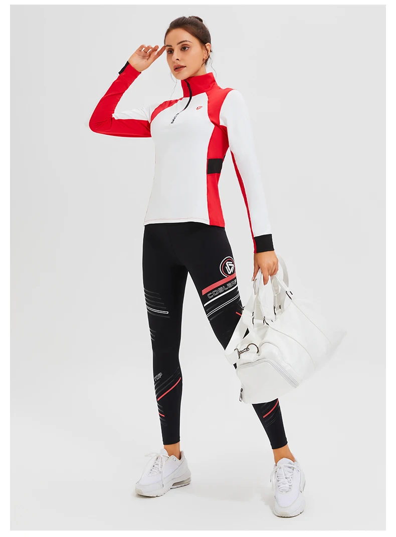 Sporty Leggings Woman Printing Compression Yoga Pants Women Workout Clothes High Waist GYM Active Leggins With Pockets