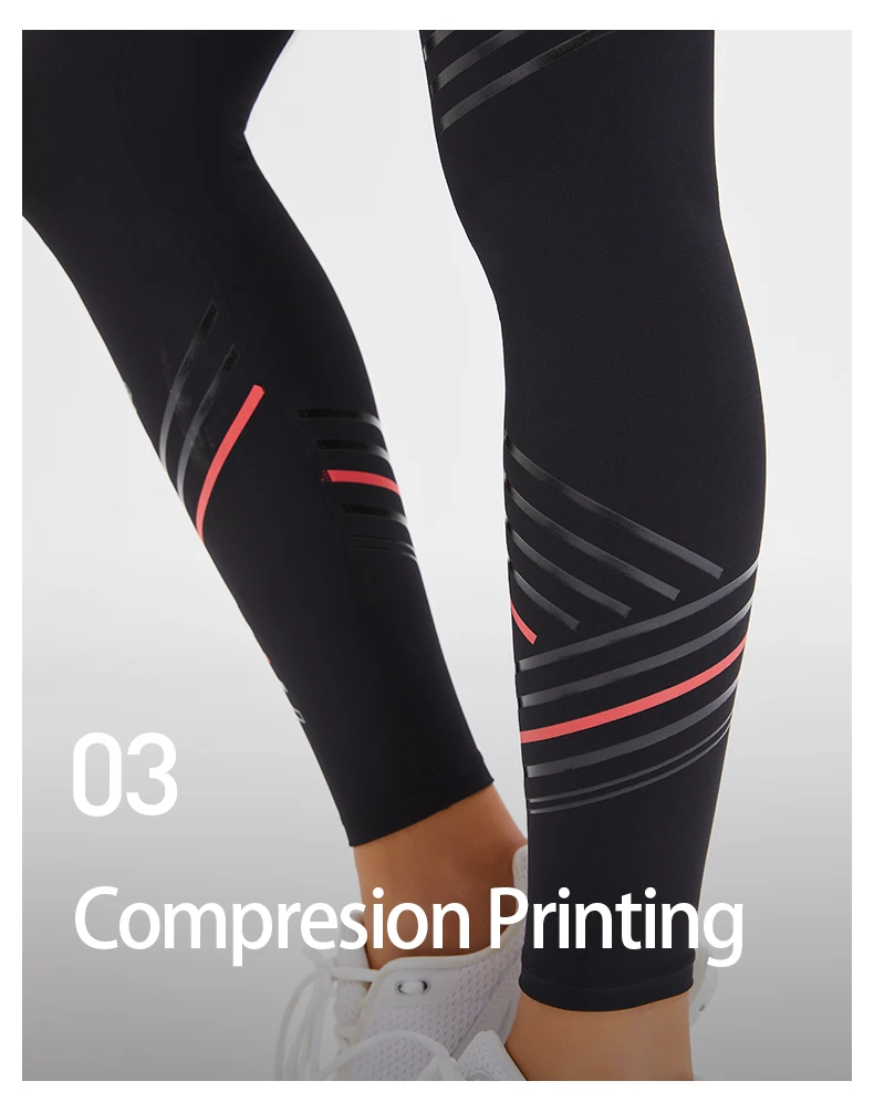 Sporty Leggings Woman Printing Compression Yoga Pants Women Workout Clothes High Waist GYM Active Leggins With Pockets