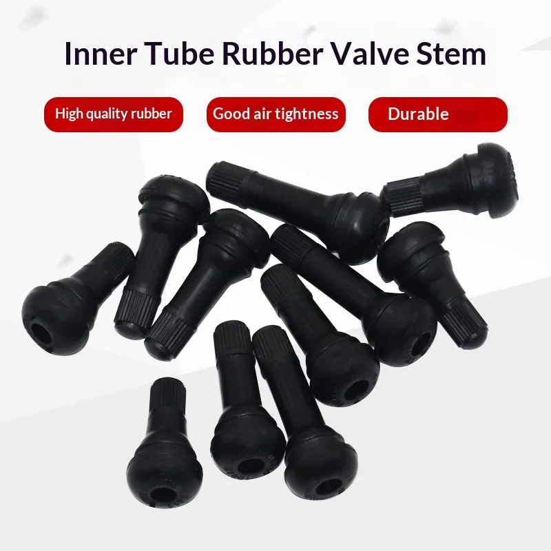 10 Pcs Tubeless Tire Valve Stems for Cars Vacuum TR413 Valve with Core Included for Passenger Cars
