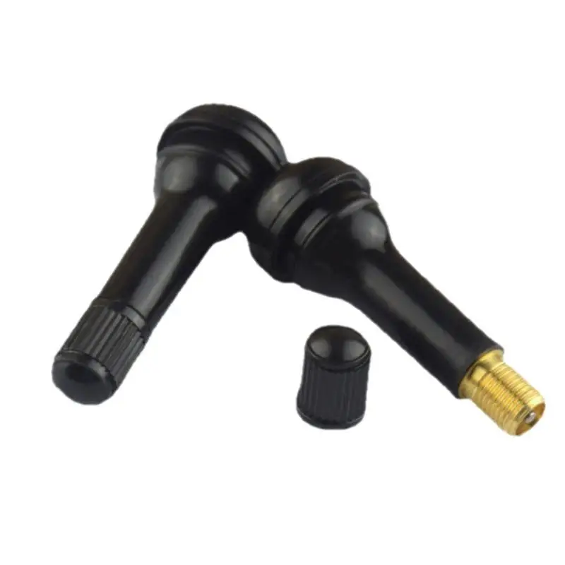 10 Pcs Tubeless Tire Valve Stems for Cars Vacuum TR413 Valve with Core Included for Passenger Cars