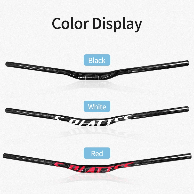 3K Carbon Fiber Handle Bar for Mountain Bike, Riser Bar, 720mm, Road Bike Handle Bar, Ultralight T700 Black, H002A272
