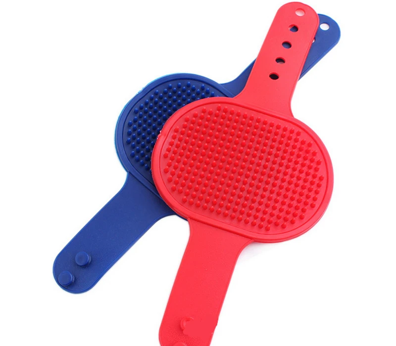 Fashion Rubber Pet Bath Brush Environmental Protection Silicone Glove for Pet Massage Pet Grooming Glove Dogs Cats Pet Supplies