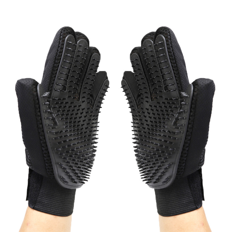Fashion Rubber Pet Bath Brush Environmental Protection Silicone Glove for Pet Massage Pet Grooming Glove Dogs Cats Pet Supplies