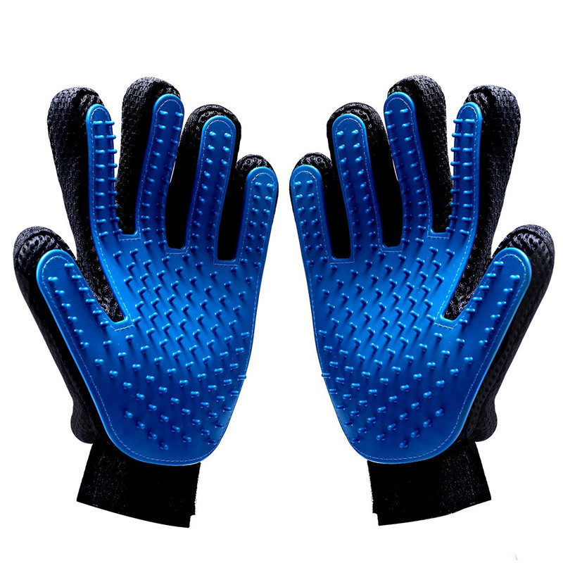 Fashion Rubber Pet Bath Brush Environmental Protection Silicone Glove for Pet Massage Pet Grooming Glove Dogs Cats Pet Supplies