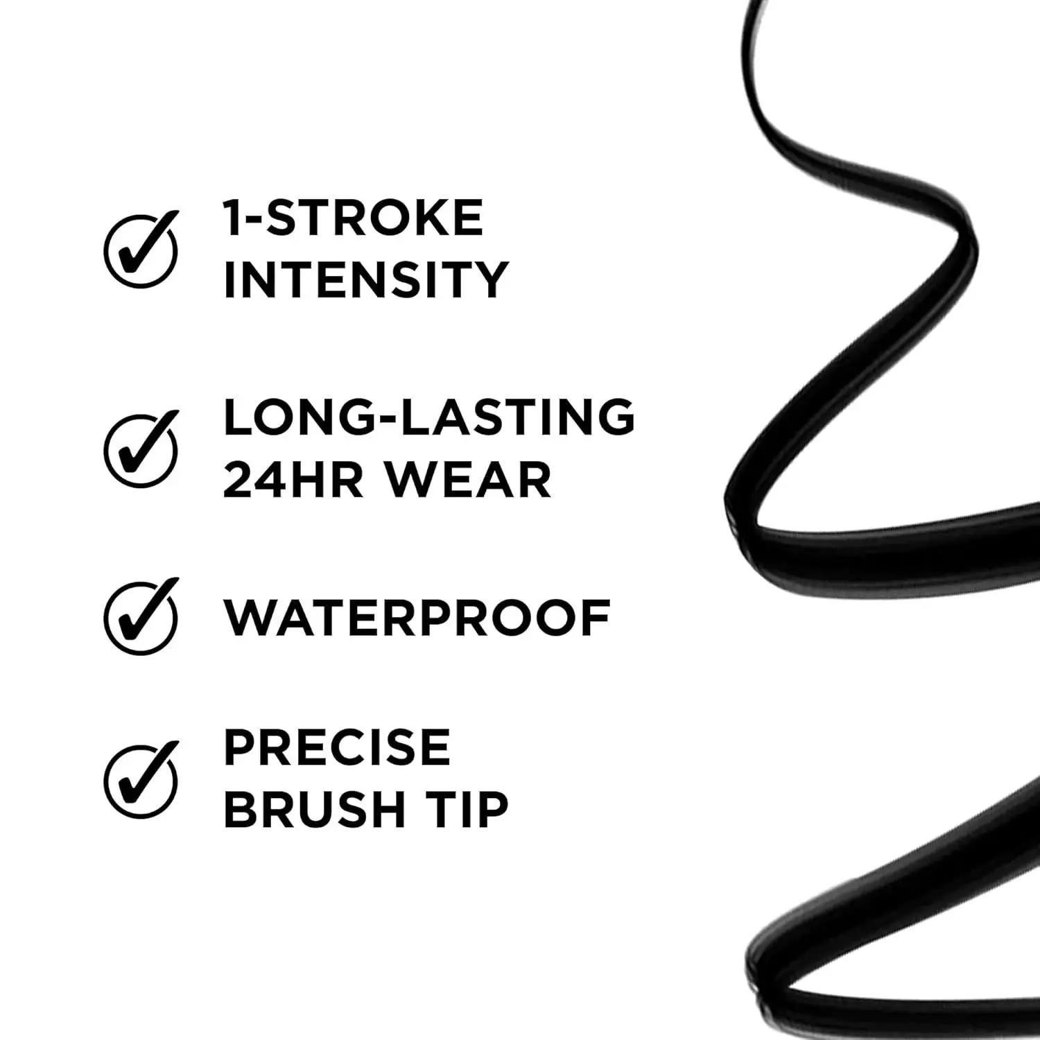 Common Eyeliner for Men and Women Waterproof, Long-lasting, Fast Drying Black Eyeliner Pen Men's Eyeliner Eye Makeup Cosmetics