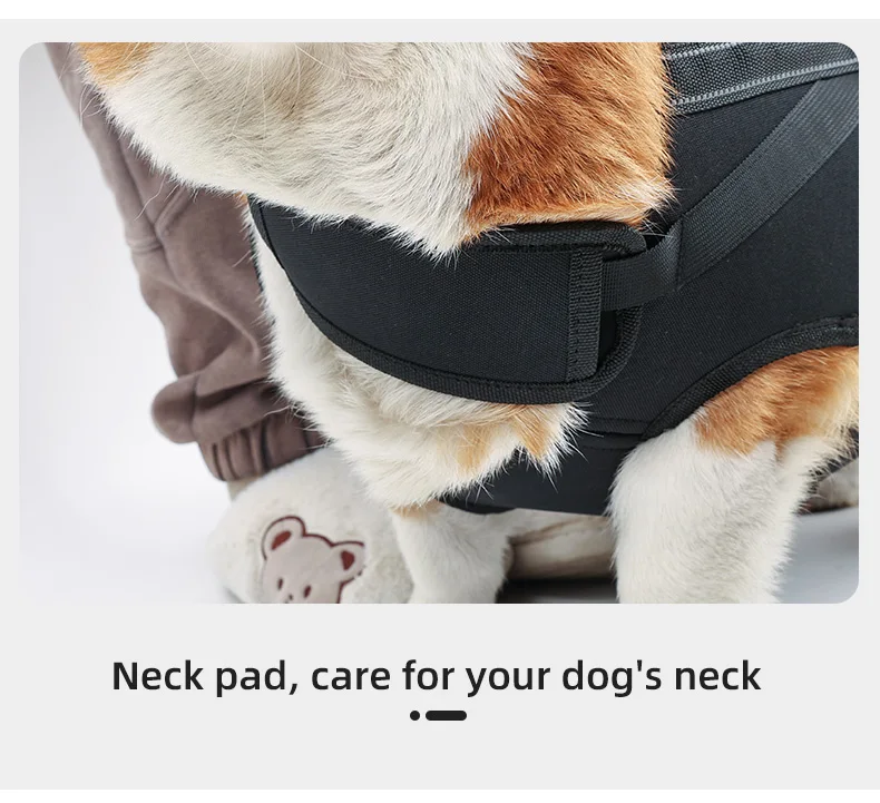 Multifunctional Pet Dog Carrier Backpack Portable Puppy Transportation Bag Medium Large Dogs Comfortable Breathable Shoulder Bag