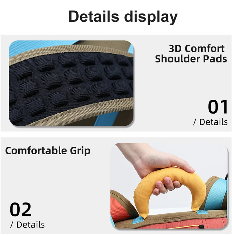 Multifunctional Pet Dog Carrier Backpack Portable Puppy Transportation Bag Medium Large Dogs Comfortable Breathable Shoulder Bag