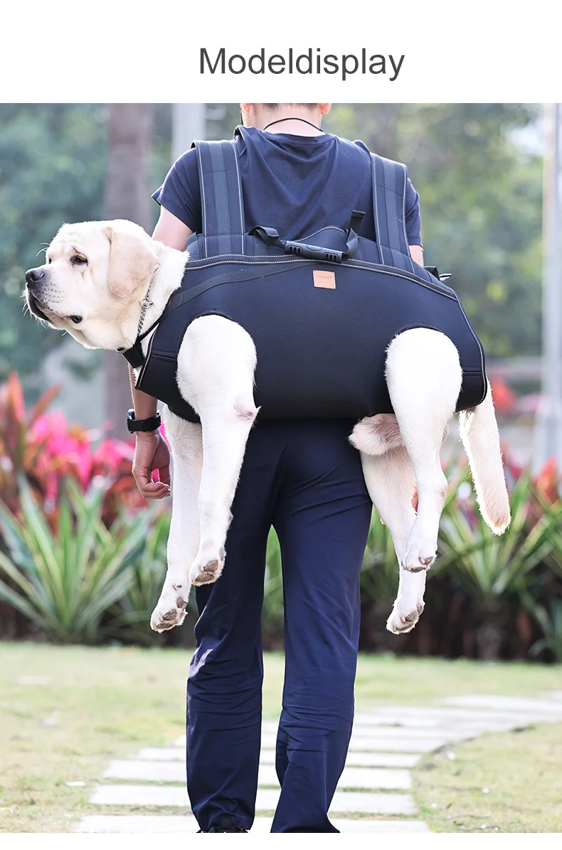 Multifunctional Pet Dog Carrier Backpack Portable Puppy Transportation Bag Medium Large Dogs Comfortable Breathable Shoulder Bag