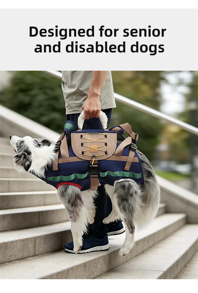 Multifunctional Pet Dog Carrier Backpack Portable Puppy Transportation Bag Medium Large Dogs Comfortable Breathable Shoulder Bag