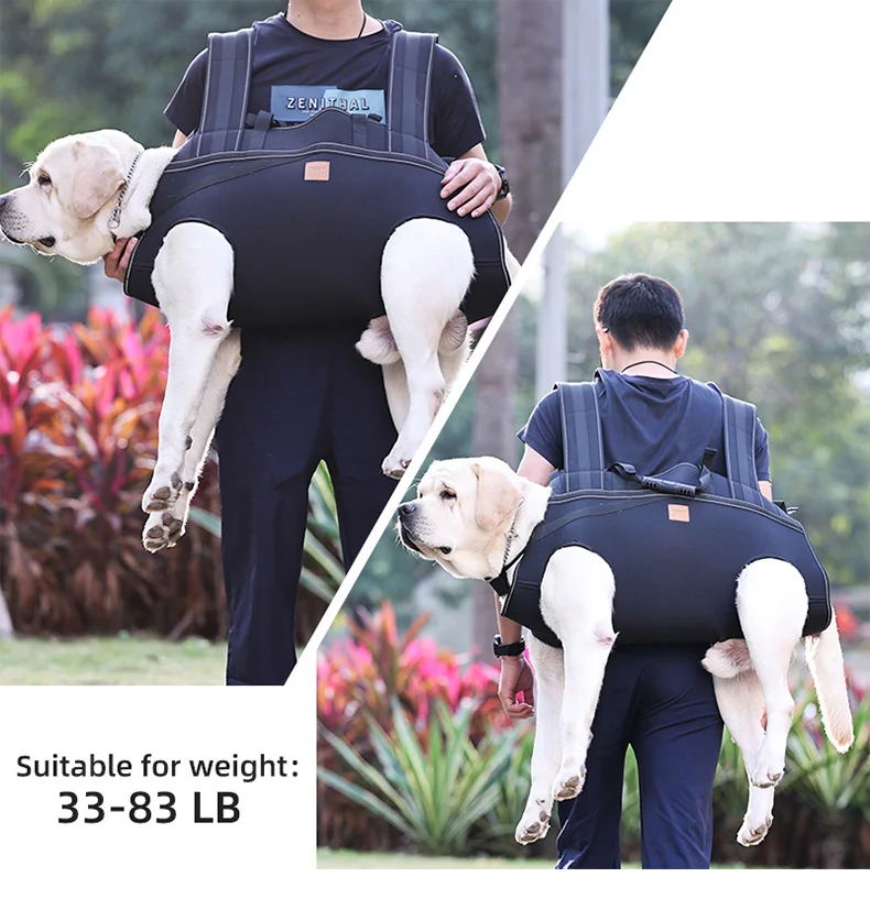 Multifunctional Pet Dog Carrier Backpack Portable Puppy Transportation Bag Medium Large Dogs Comfortable Breathable Shoulder Bag