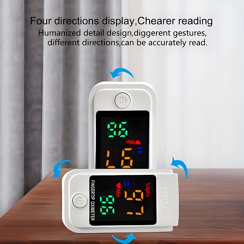 Household Thermometer Digital Non-Contact LED Infrared Body Thermometer Tool or Handheld Finger Pulse Oximeter Blood Oxygen